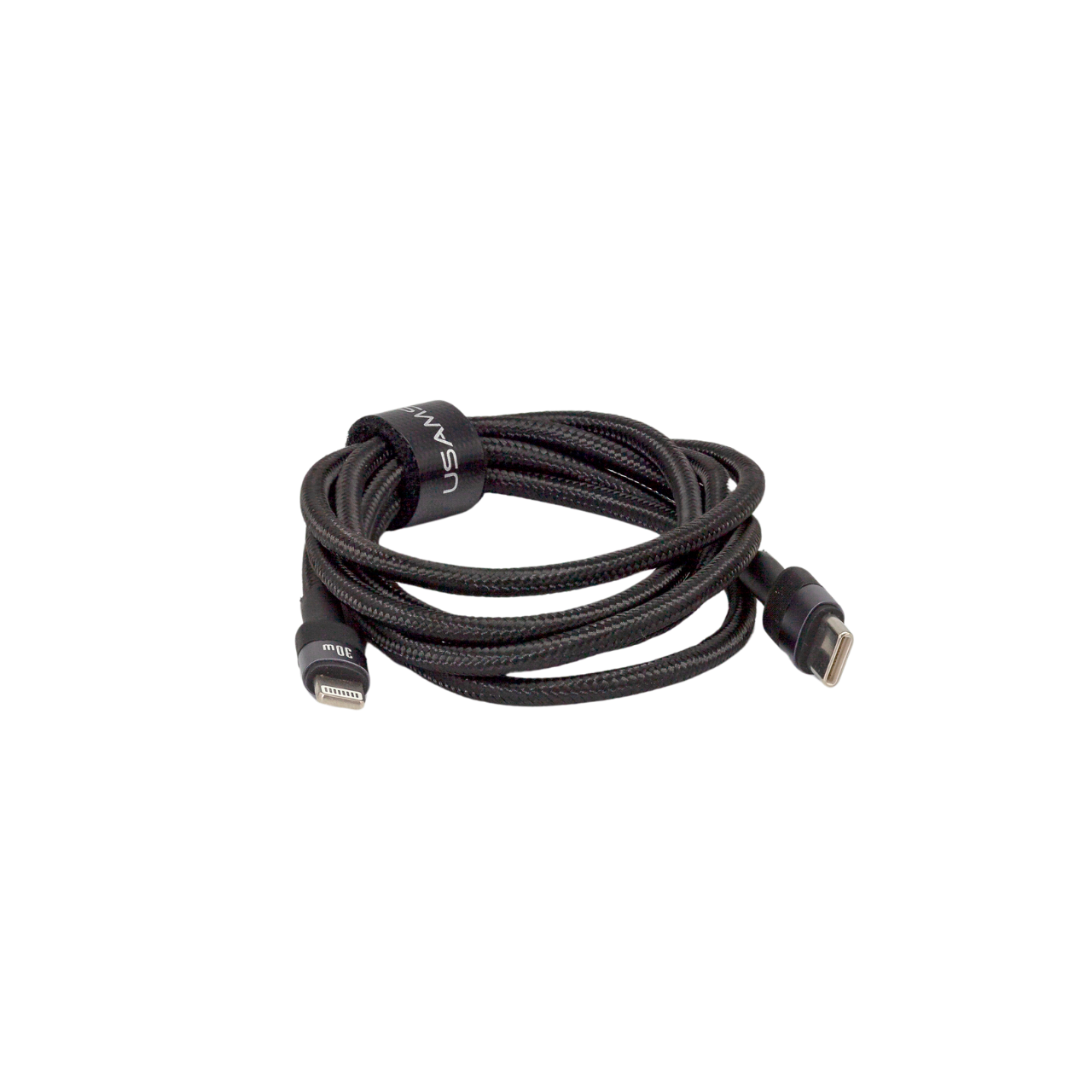 USAMS C TO LIGHTNING DATA CABLE 2M 30W